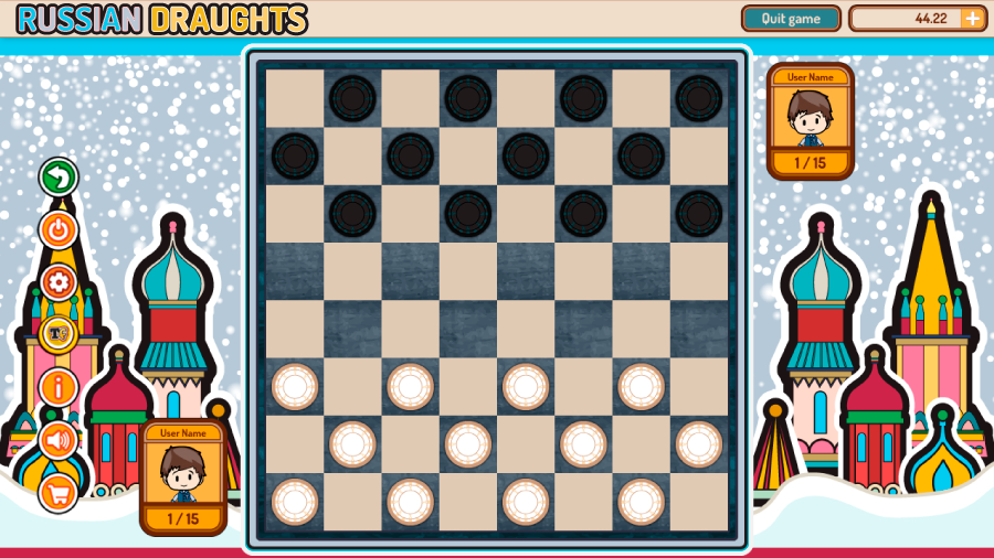 Russian Draughts Rules