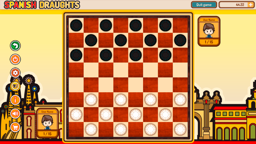 Spanish Draughts Rules