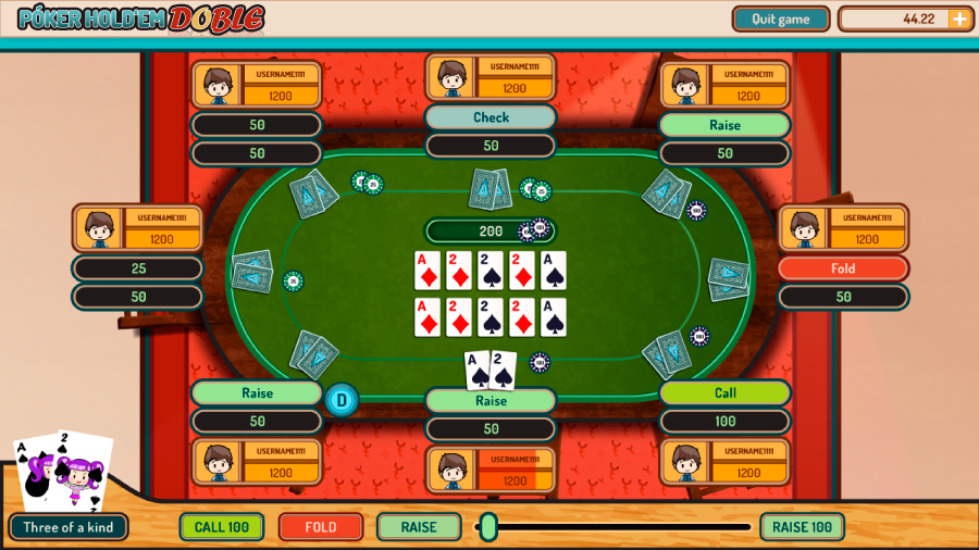 Reglas Double Holdem Poker