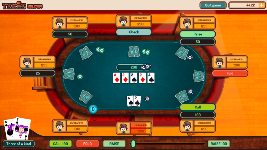 Poker Texas Holdem zasady gry