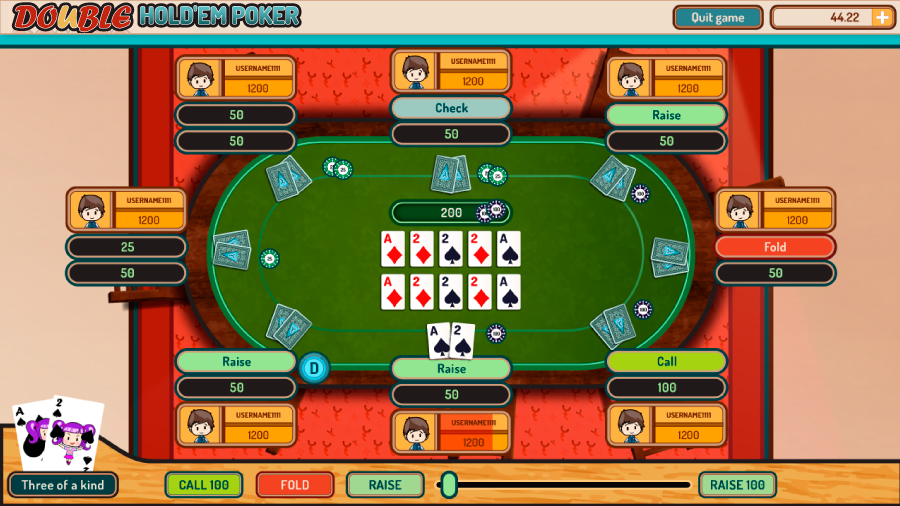 Double Holdem Poker kuralları